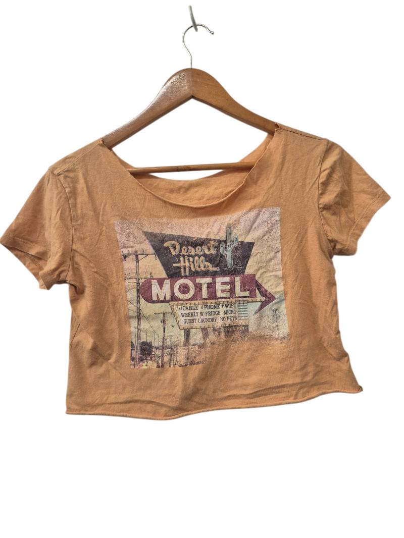 Graphic Crop Tee Short Sleeves