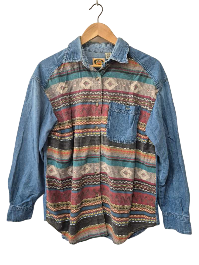 CM Company Denim Western Shirt Vintage
