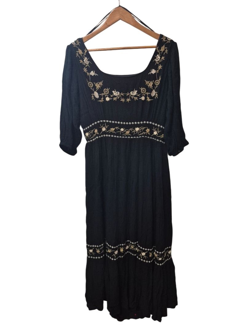 Cotton & Rye Embroidered Midi Dresses