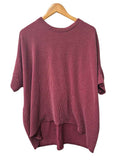 Discount Divas Boxy Knit Short Sleeves