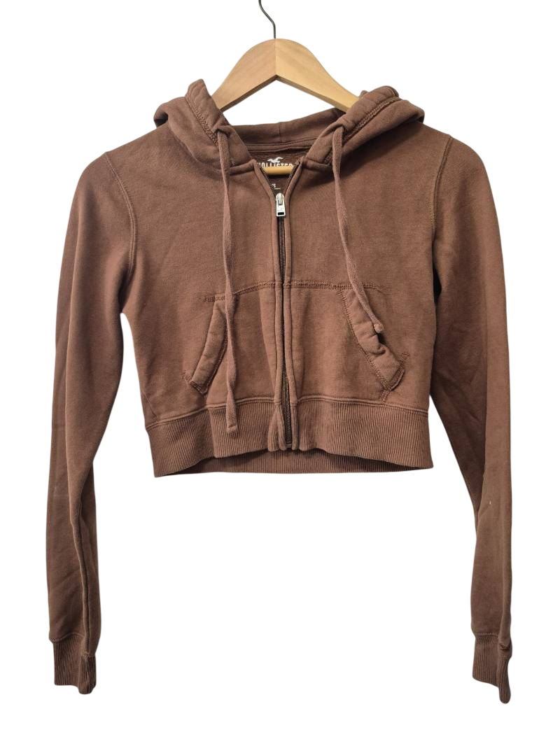 Hollister Cropped Hoodie Long Sleeves