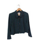 Miss Dorby Plaid Blouse Vintage