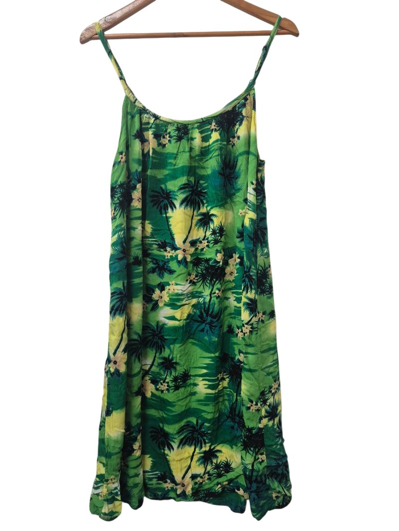 Island Planet Tropical Print Dresses