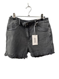 Zenana Outfitters Frayed Hem Shorts