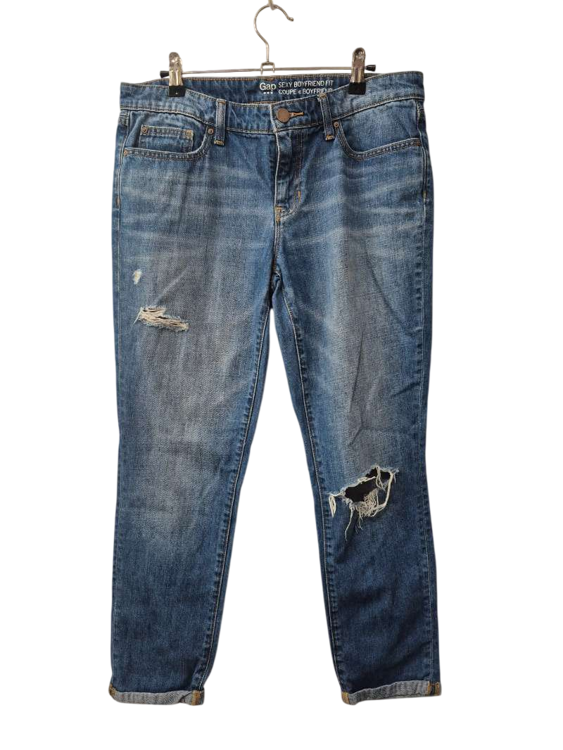 Gap Distressed Boyfriend Jeans
