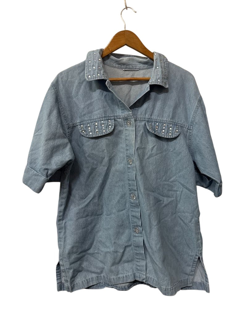 Studded Denim Shirt Vintage
