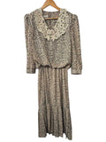 Act 1 Floral Maxi Dress Vintage