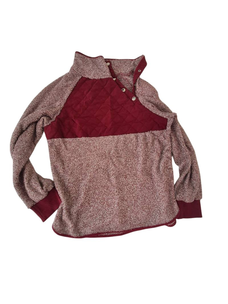 Pullover Quilted Long Sleeves