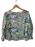 Lauren Conrad Floral Button Detail Long Sleeves