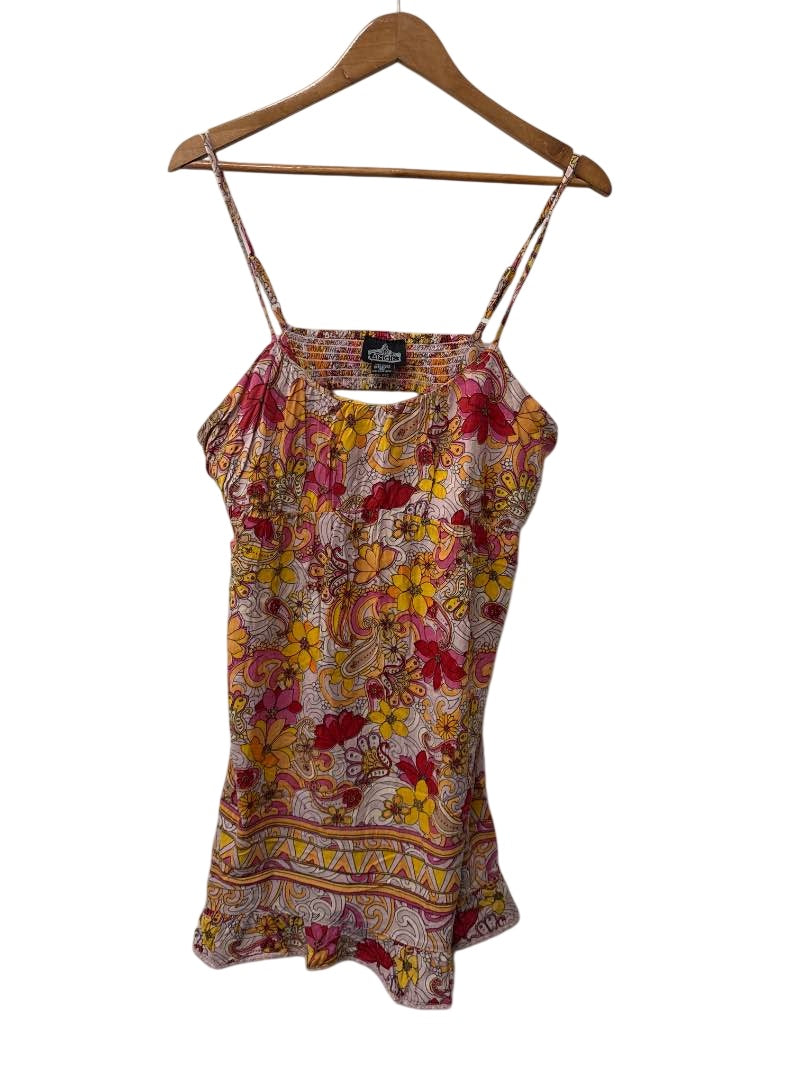Angie Floral Spaghetti Strap Dresses