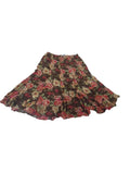 White Stag Floral Midi Skirt Vintage