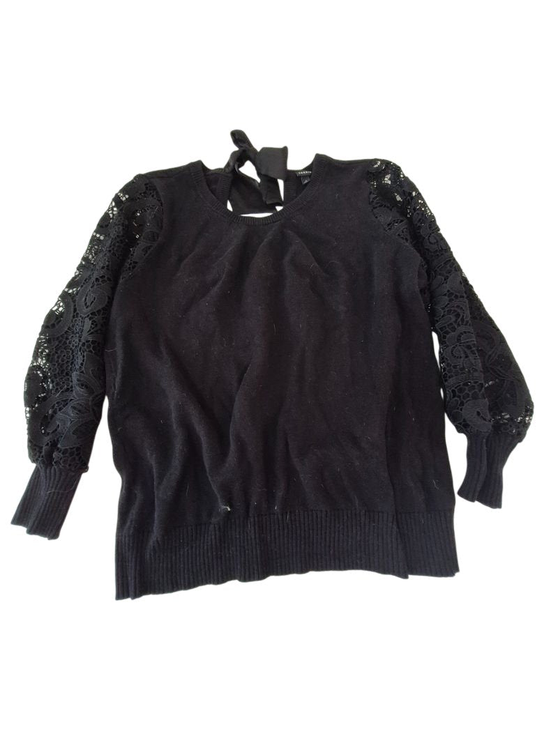 Torrid Lace Accent Sweater Long Sleeves