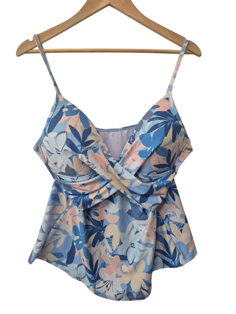 Nine West Floral Wrap Swimwear
