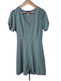 Blue Rain Button-Front Dress Dresses