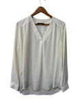 Nine West V-Neck Blouse Long Sleeves