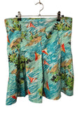 Deux Mille Tropical Print Skirt Vintage