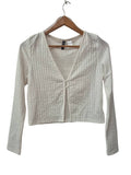 Divided V-Neck Cardigan Long Sleeves