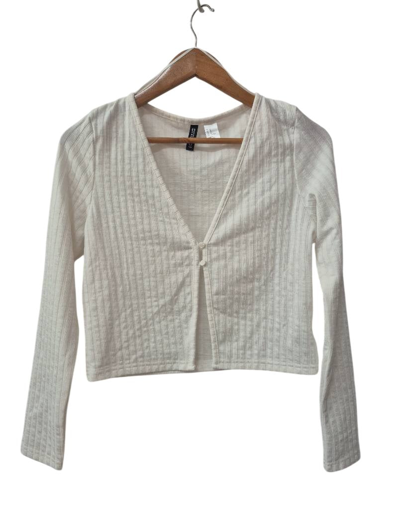 Divided V-Neck Cardigan Long Sleeves