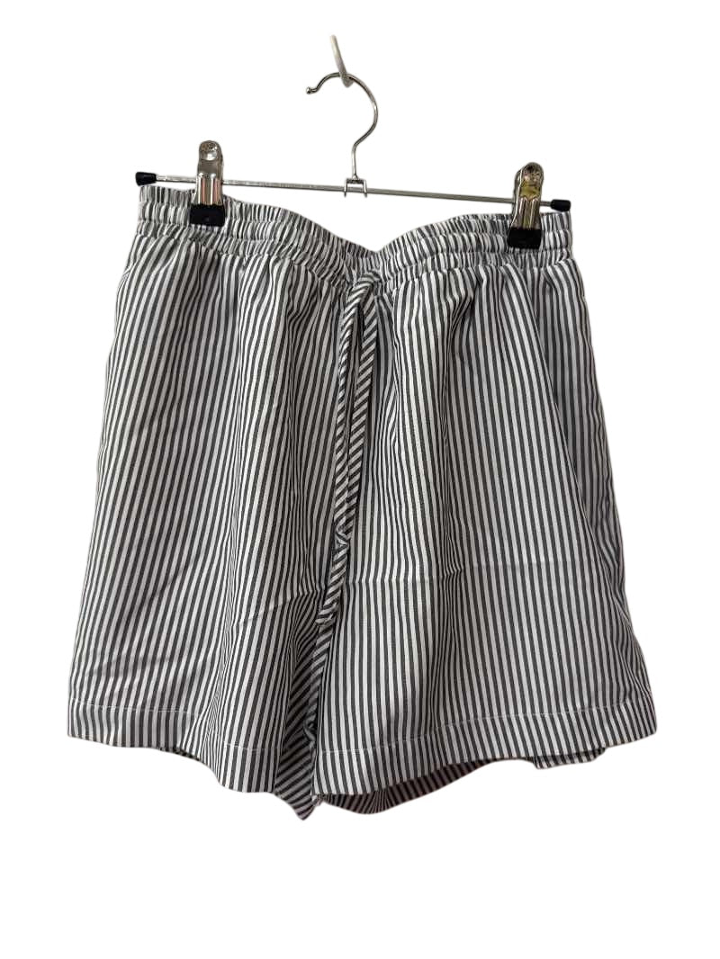 Exlura Striped Drawstring Shorts