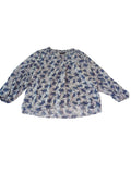 Lane Bryant Floral Peasant Top Long Sleeves