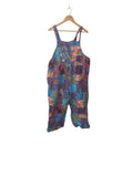 Patterned Overalls Dresses