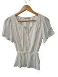 Aberceombie & Fitch Peasant Blouse Short Sleeves