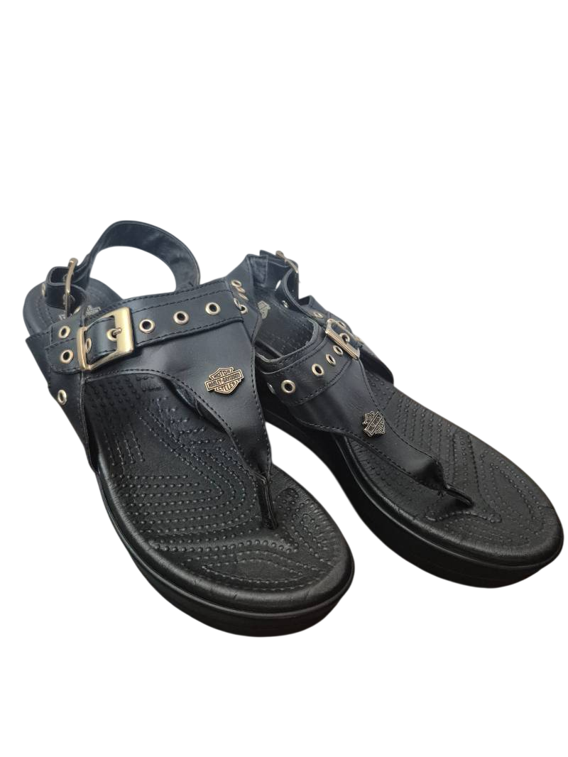 Harley Davidson Buckle Strap Sandals