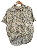 Floral Button-Up Short Sleeves