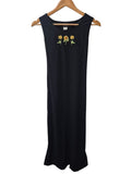 Teddi Embroidered Sunflower Dress Vintage
