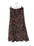 Briggs New York Floral A-Line Skirt