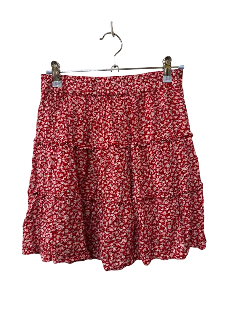 Sim & Sam Floral Tiered Skirt