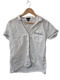 J. Crew Contrast Piped Button-Up Short Sleeves
