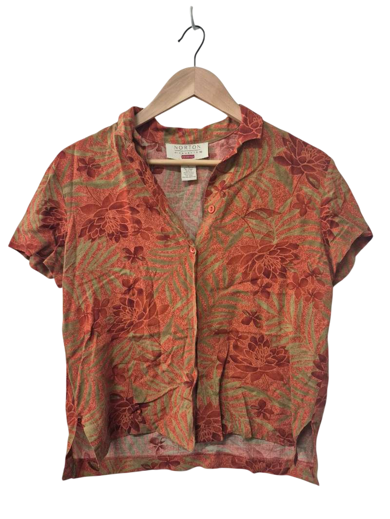 Norton Floral Button-Up Short Sleeves