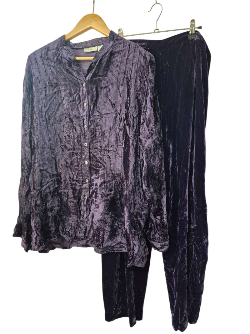 White Stag Velvet Top and Pants Vintage