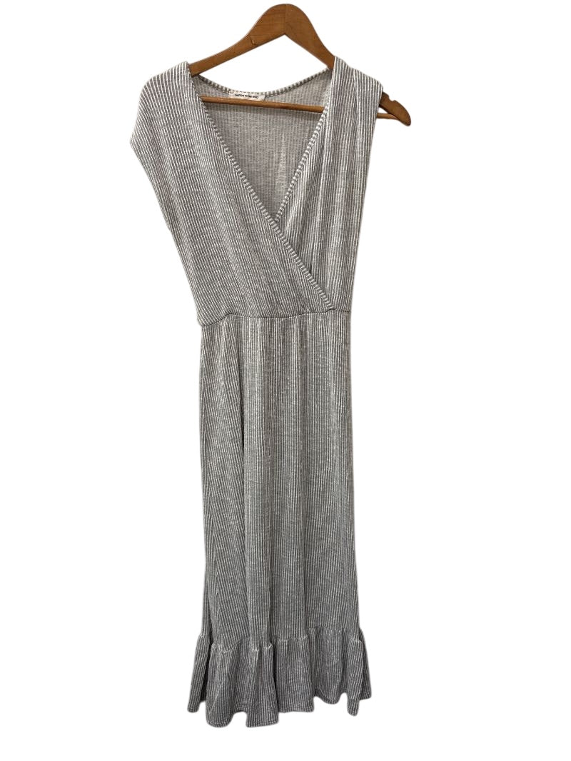 Caution to the Wind Ruffled V-Neck Dresses
