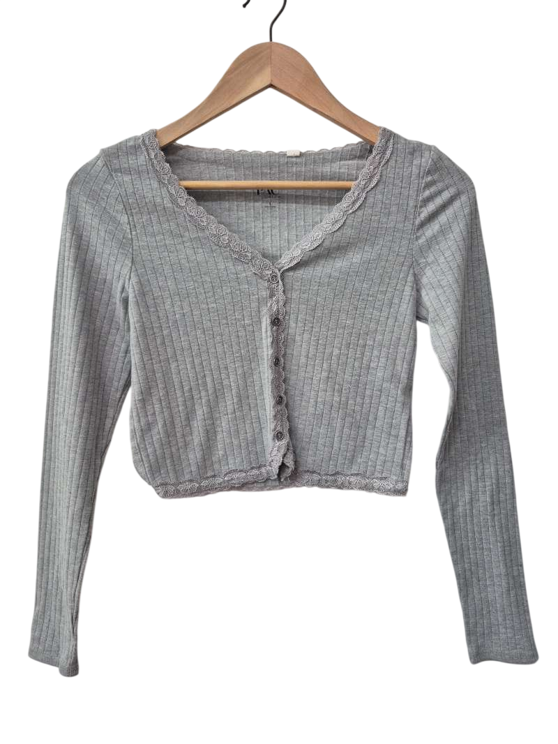 PAC Cares Button-Down Cardigan Long Sleeves