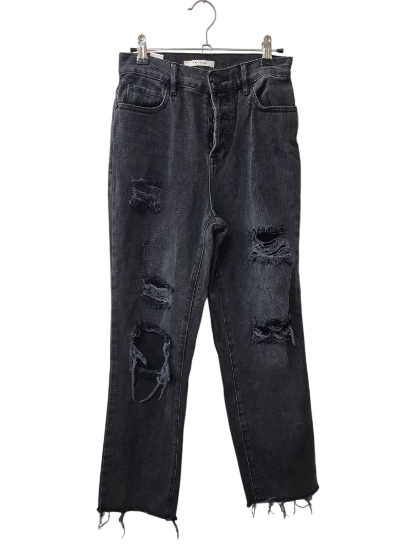 Pacsun Ripped Straight-Leg Jeans