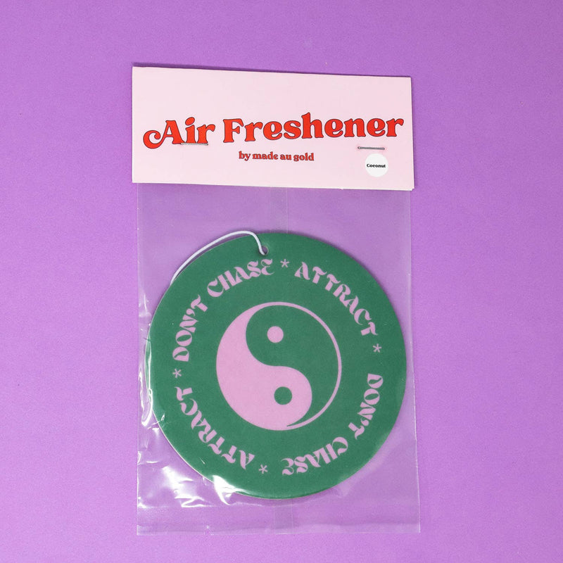 Don't Chase Attract (Green) Airfreshener