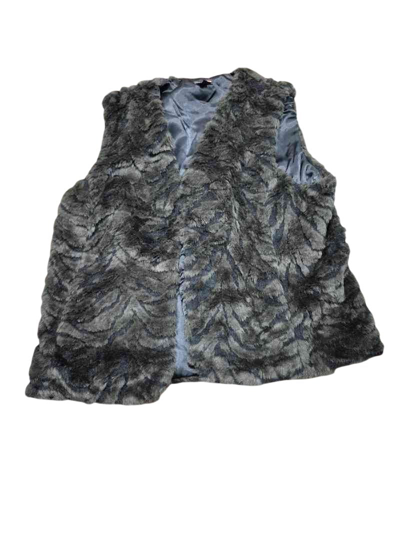 Dana Buchman Faux Fur Vest Outerwear
