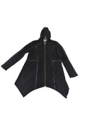 Chicos Hooded Zip Jacket Long Sleeves
