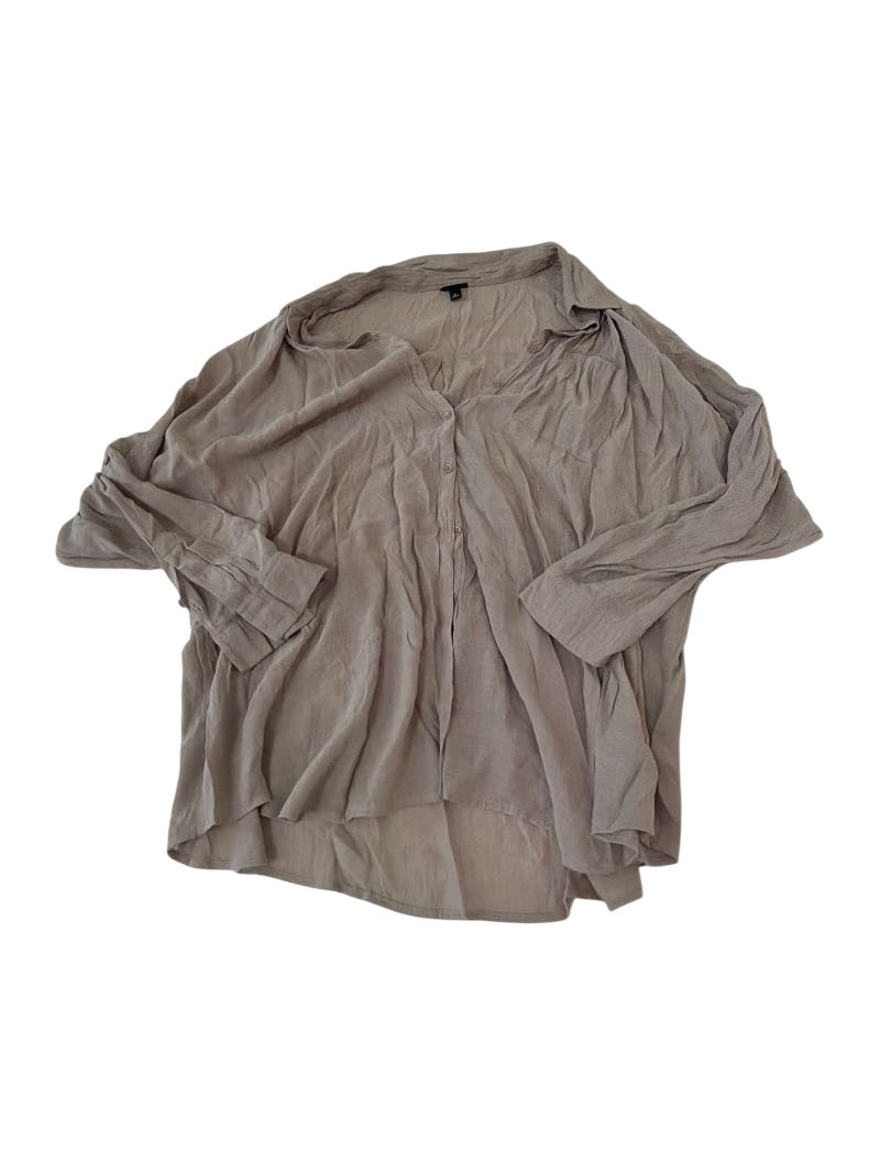 Torrid Button Front Blouse Long Sleeves