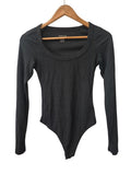 American Eagle Scoop Neck Bodysuit Long Sleeves