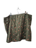 Patterned A-Line Skirt