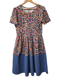 Lula Roe Patterned A-line Dresses