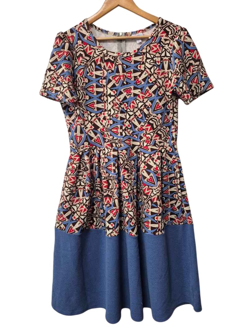 Lula Roe Patterned A-line Dresses