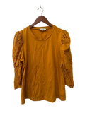 Jack & Avery Eyelet Sleeve Long Sleeves