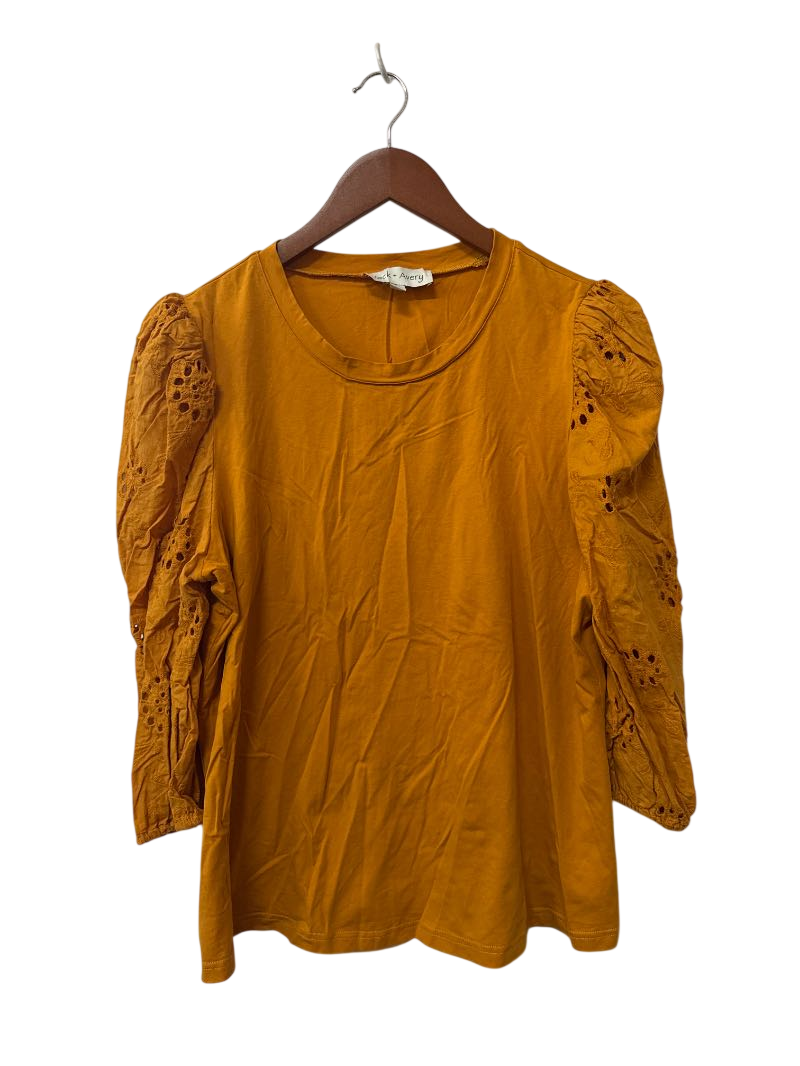 Jack & Avery Eyelet Sleeve Long Sleeves