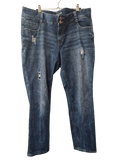 Maurice’s Distressed Straight-Leg Jeans
