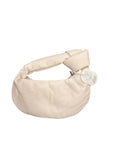 Mealie Bianco Curved Shoulder Handbags