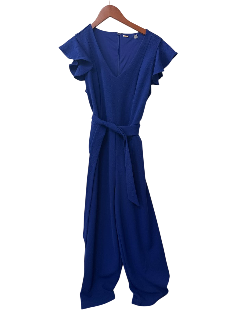 Tahari V-Neck Jumpsuit Dresses